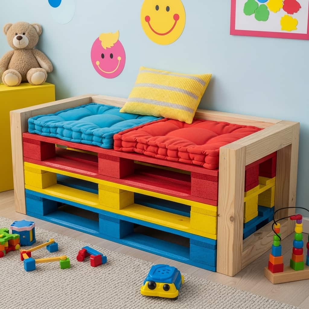 20 Easy Pallet Bench Ideas