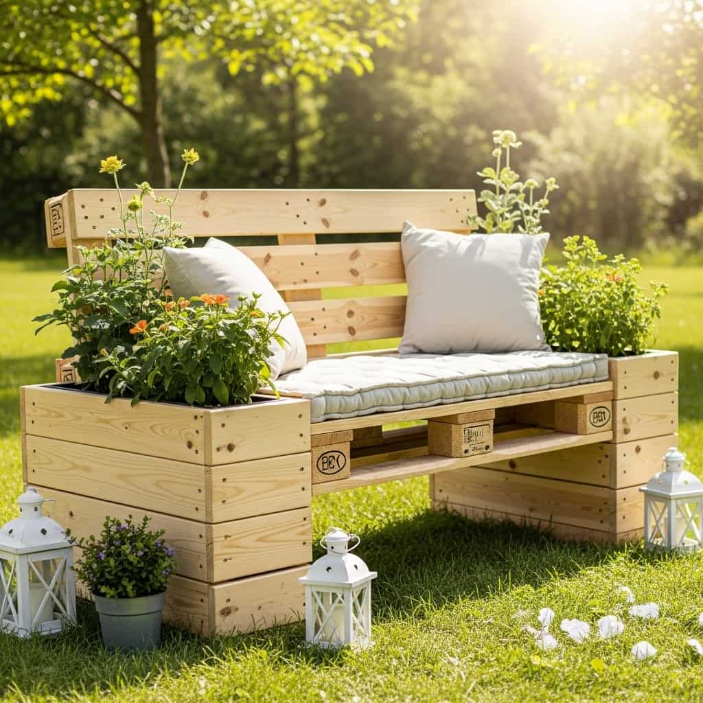 20 Easy Pallet Bench Ideas