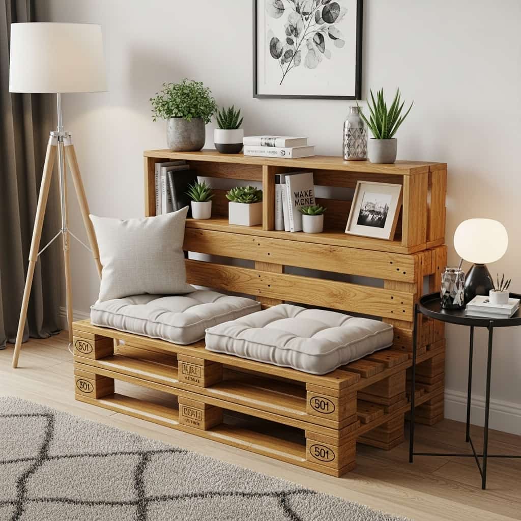 20 Easy Pallet Bench Ideas
