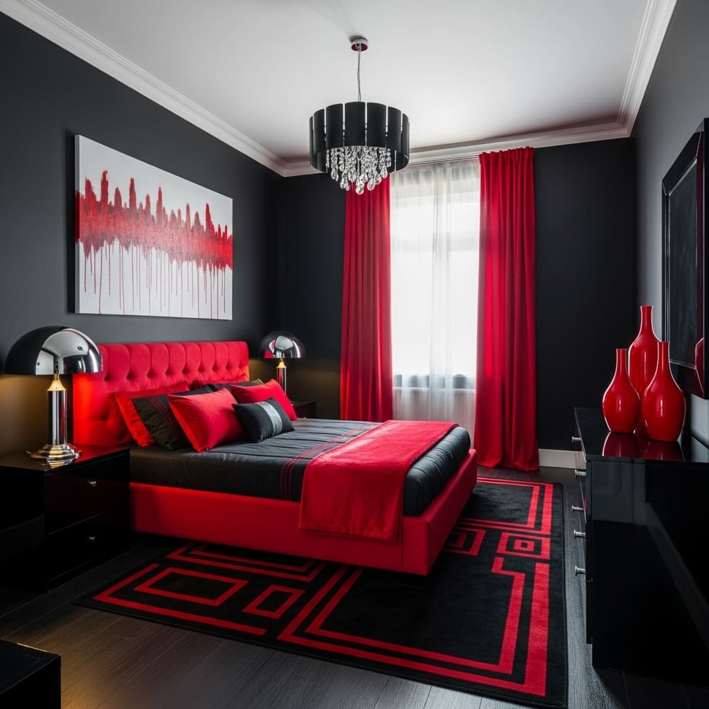 21 Red Bedroom Decor Ideas