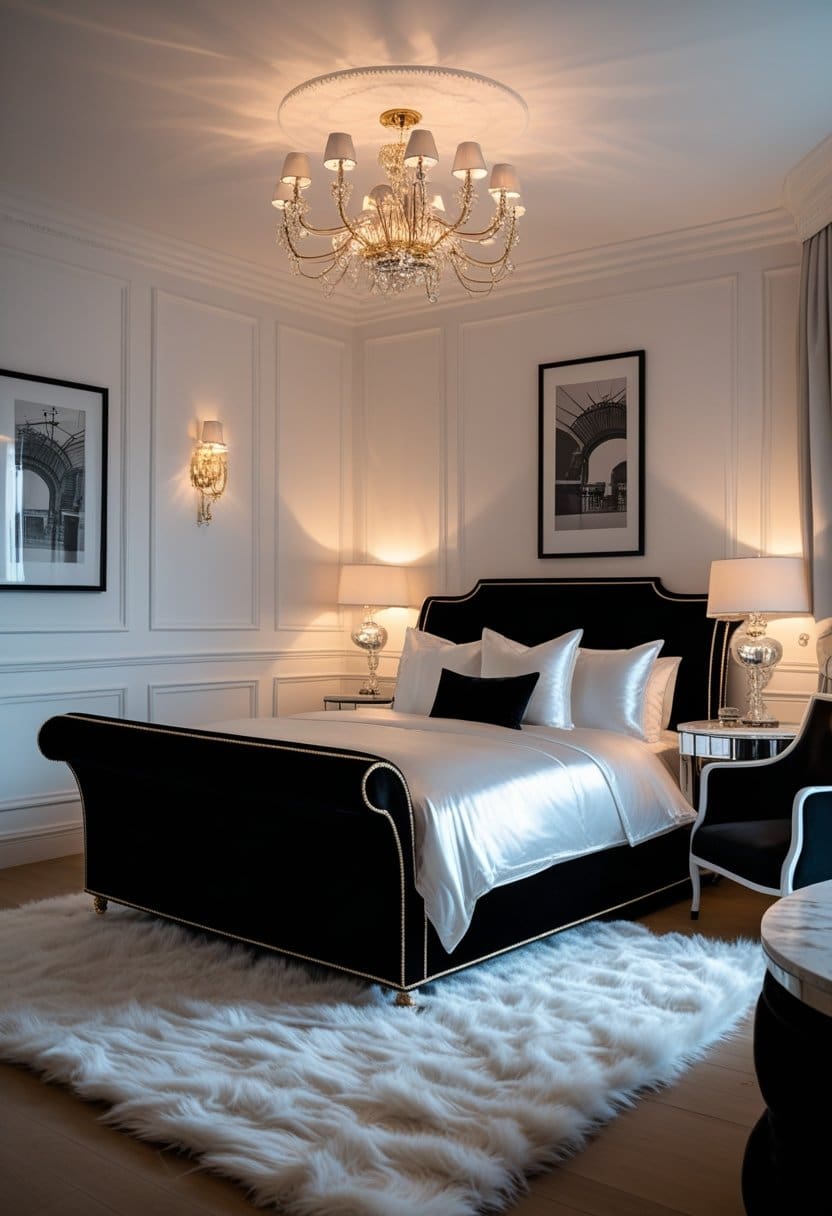 23 Black and White Bedroom Ideas