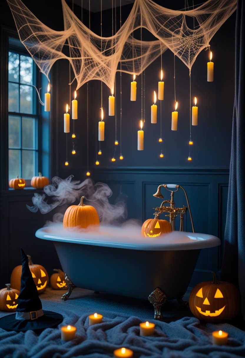 21 Funny Halloween Bathroom Ideas 