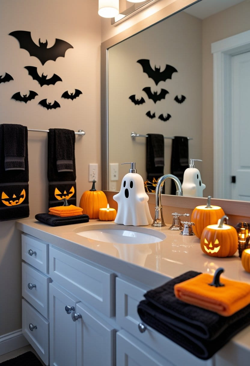 21 Funny Halloween Bathroom Ideas 