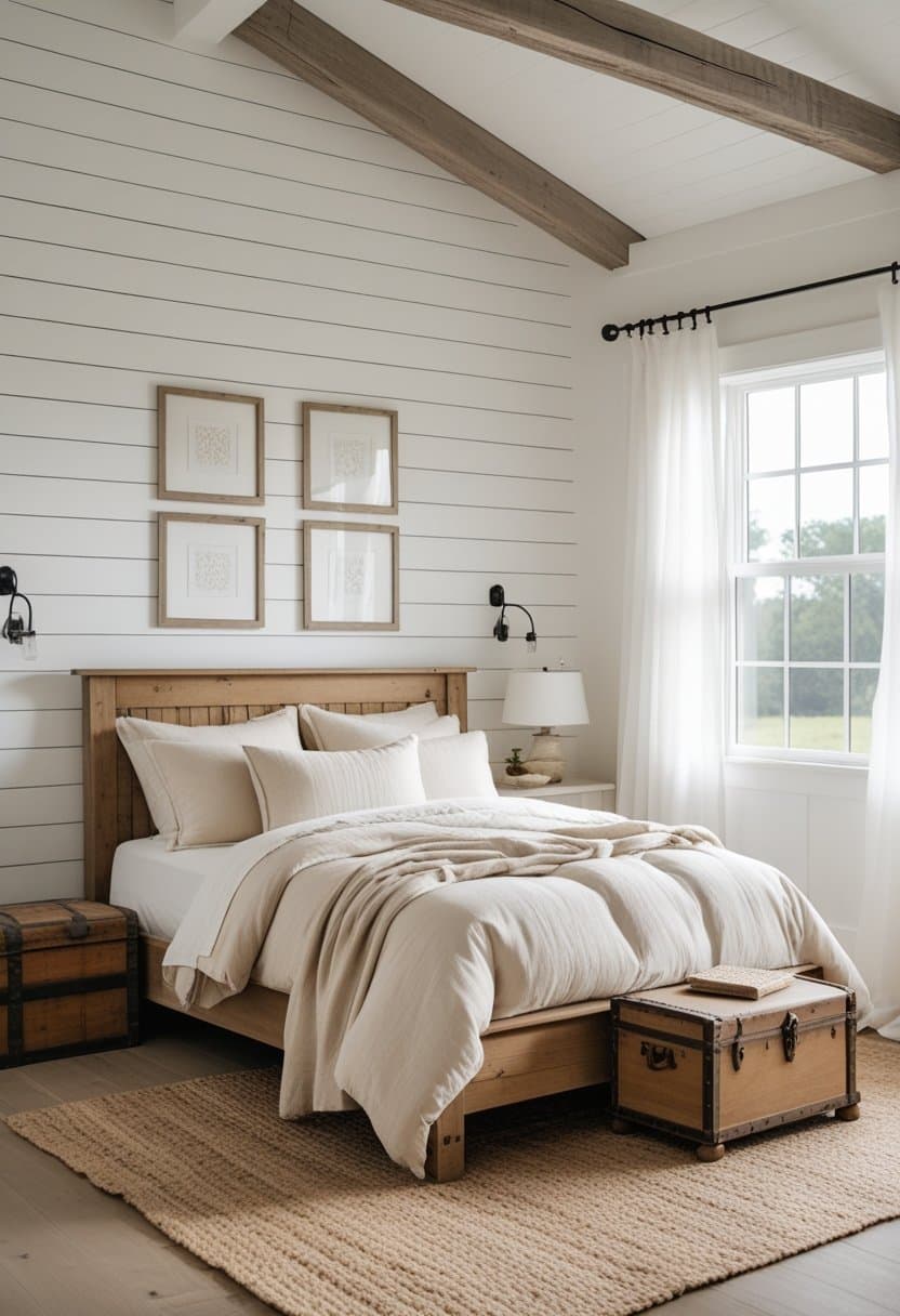 17 Inspiring Farmhouse Bedroom Ideas