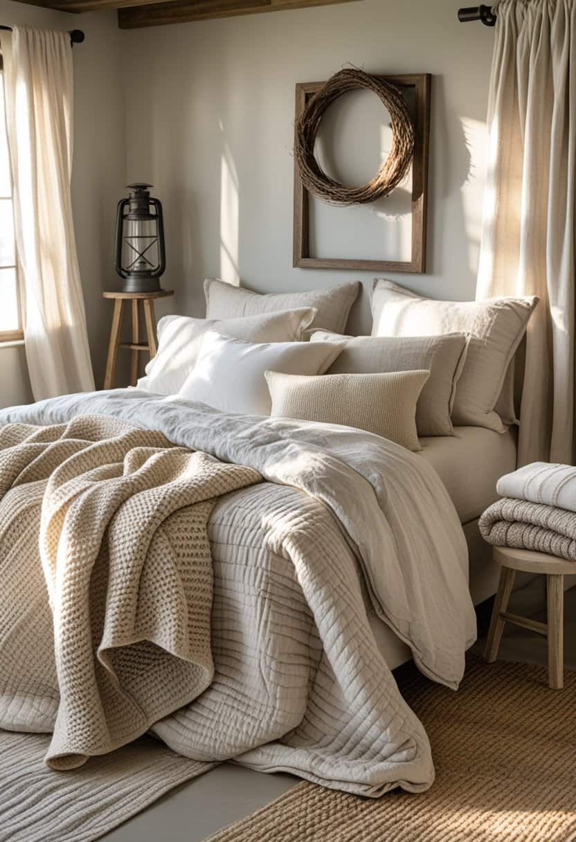 17 Inspiring Farmhouse Bedroom Ideas