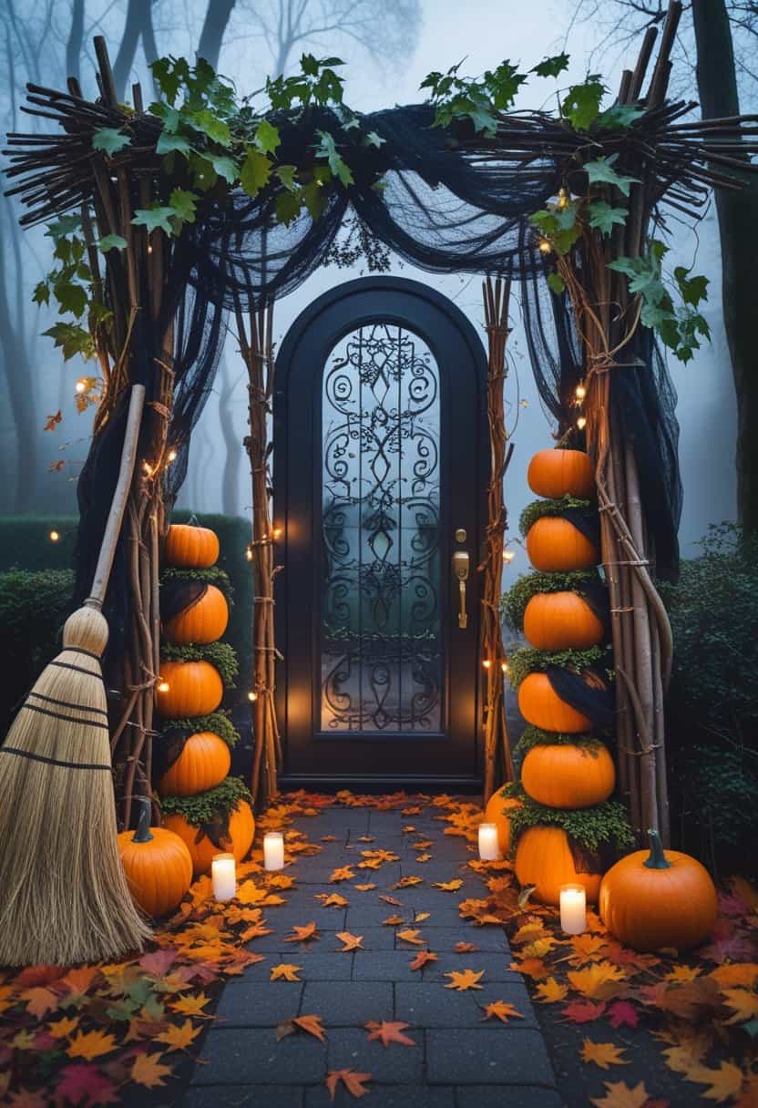 25 Halloween Entryway Decor Ideas
