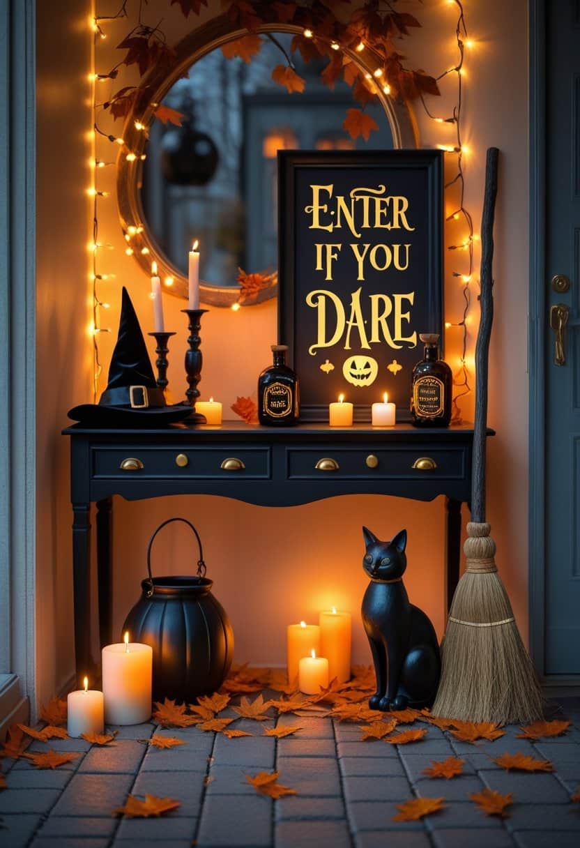 25 Halloween Entryway Decor Ideas