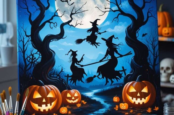 21 Hauntingly Creative Halloween Painting Ideas to Bring Your Canvas to Life