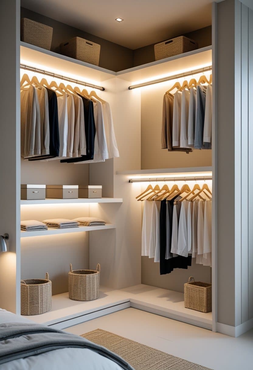 15 Inspiring Bedroom Closet Ideas