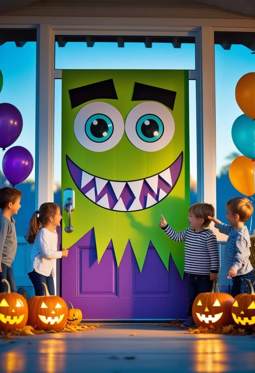 15 Creative DIY Halloween Door Decorations