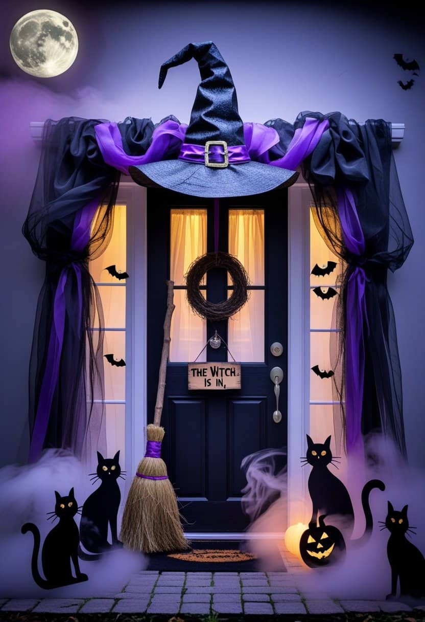 15 Creative DIY Halloween Door Decorations