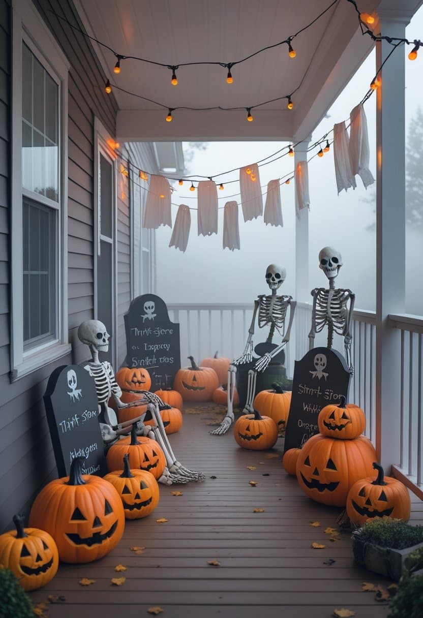 20 Scary Halloween Porch Decoration Ideas