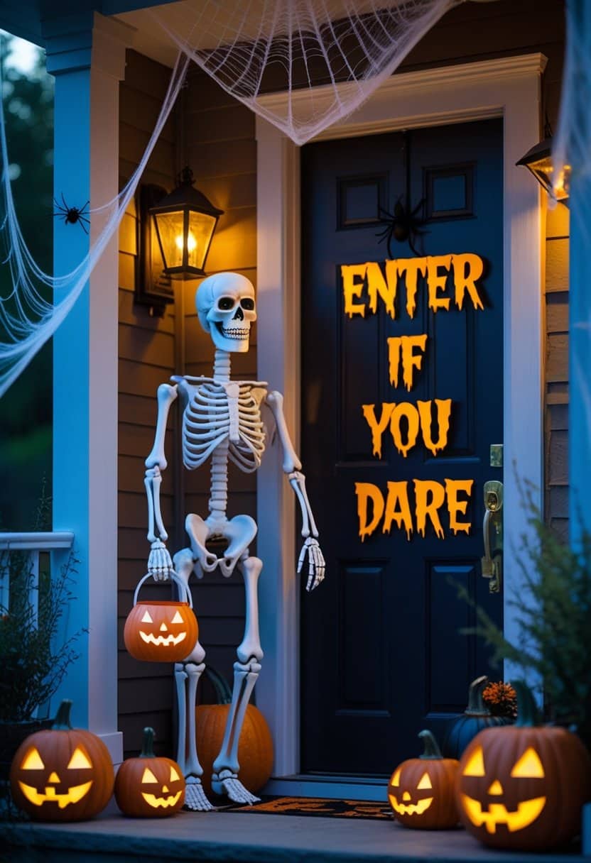 15 Creative DIY Halloween Door Decorations