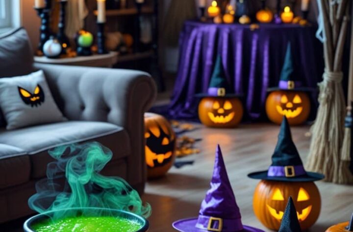 20 Witch-Themed Halloween Decoration Ideas for Every Room
