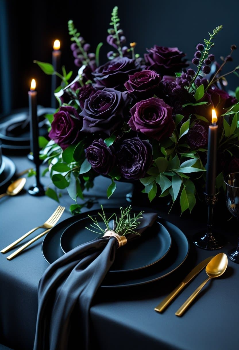 25 Elegant Halloween Table Decor Ideas
