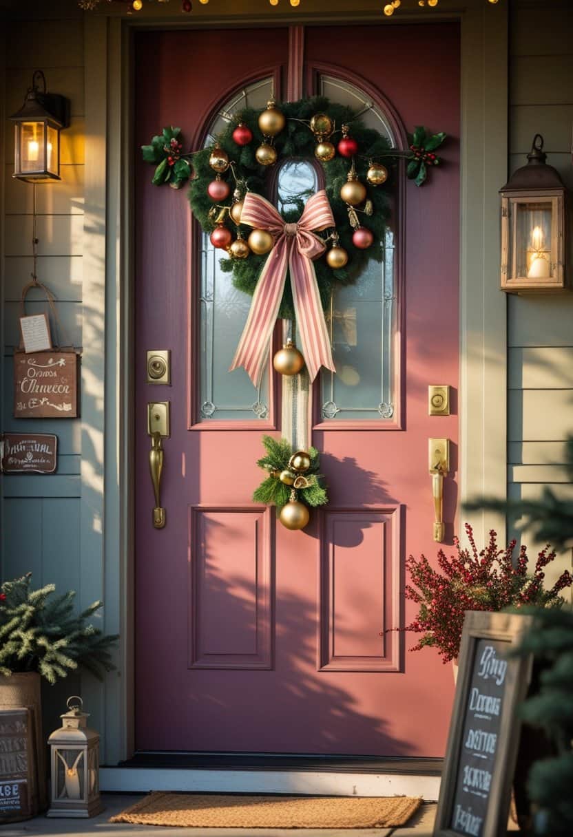20 Christmas Door Decorating Ideas