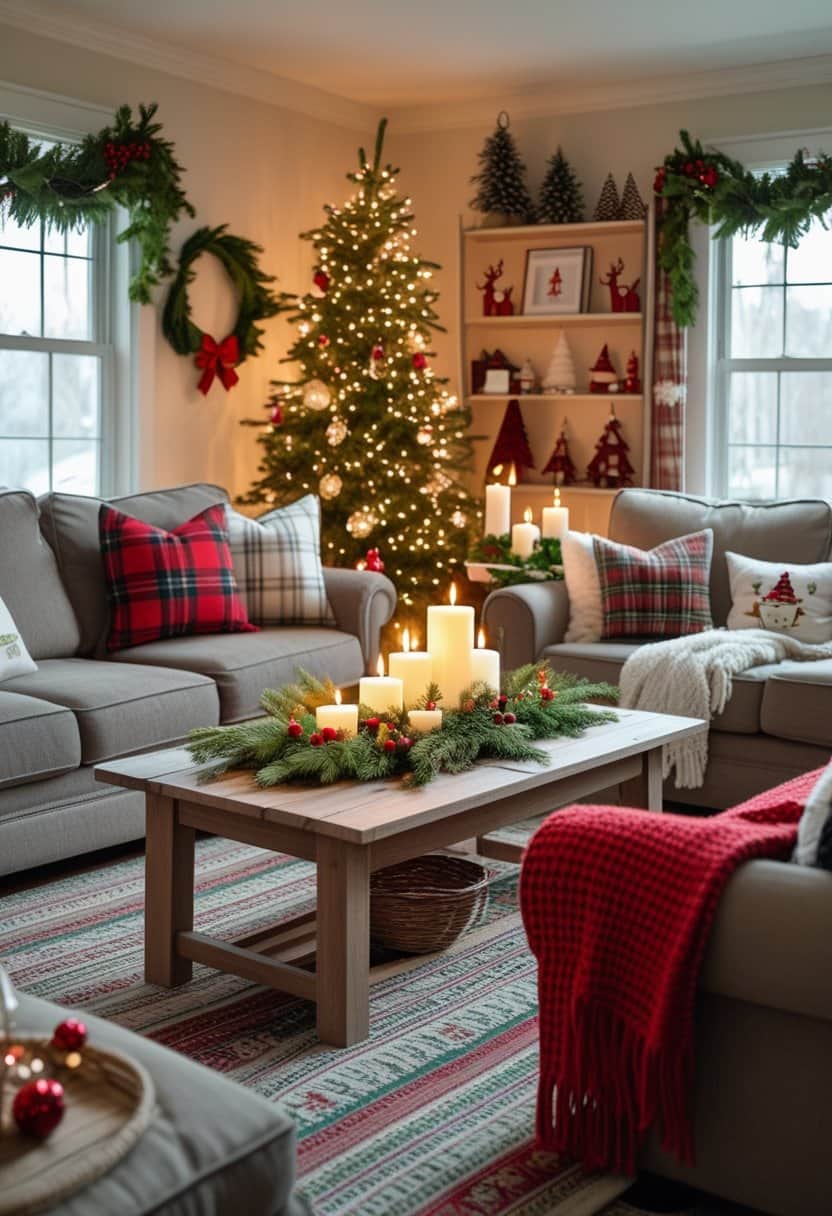 22 Christmas Living Room Decor Ideas 