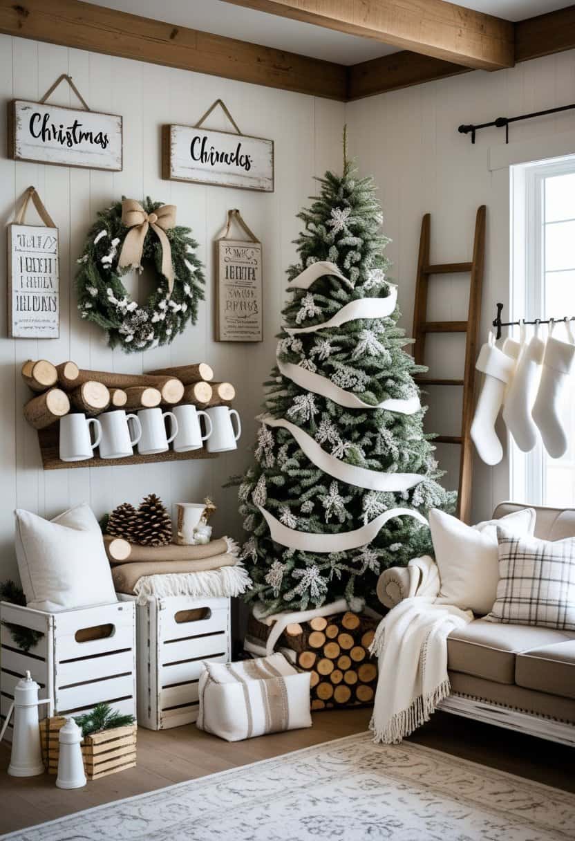 15 White Christmas Decor Ideas 