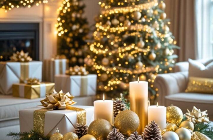17 Stunning Gold Christmas Decor Ideas to Make Your Home Sparkle