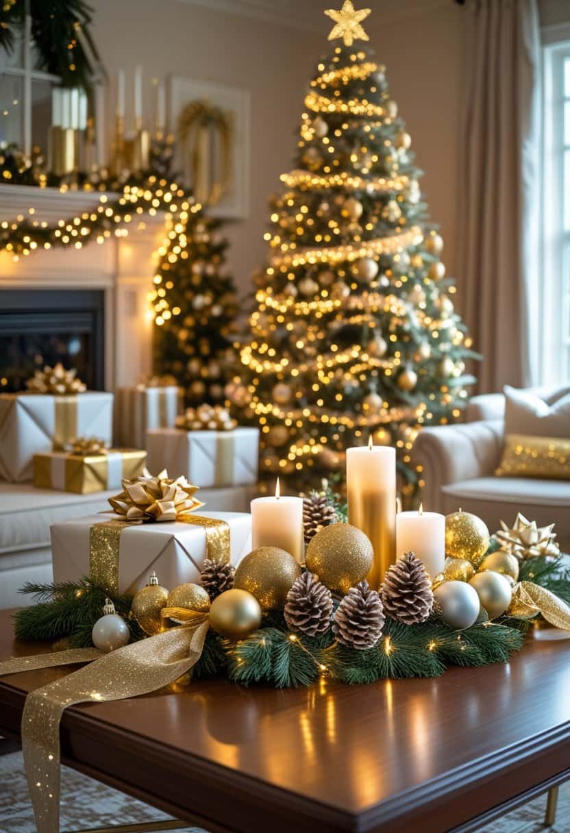 17 Stunning Gold Christmas Decor Ideas to Make Your Home Sparkle