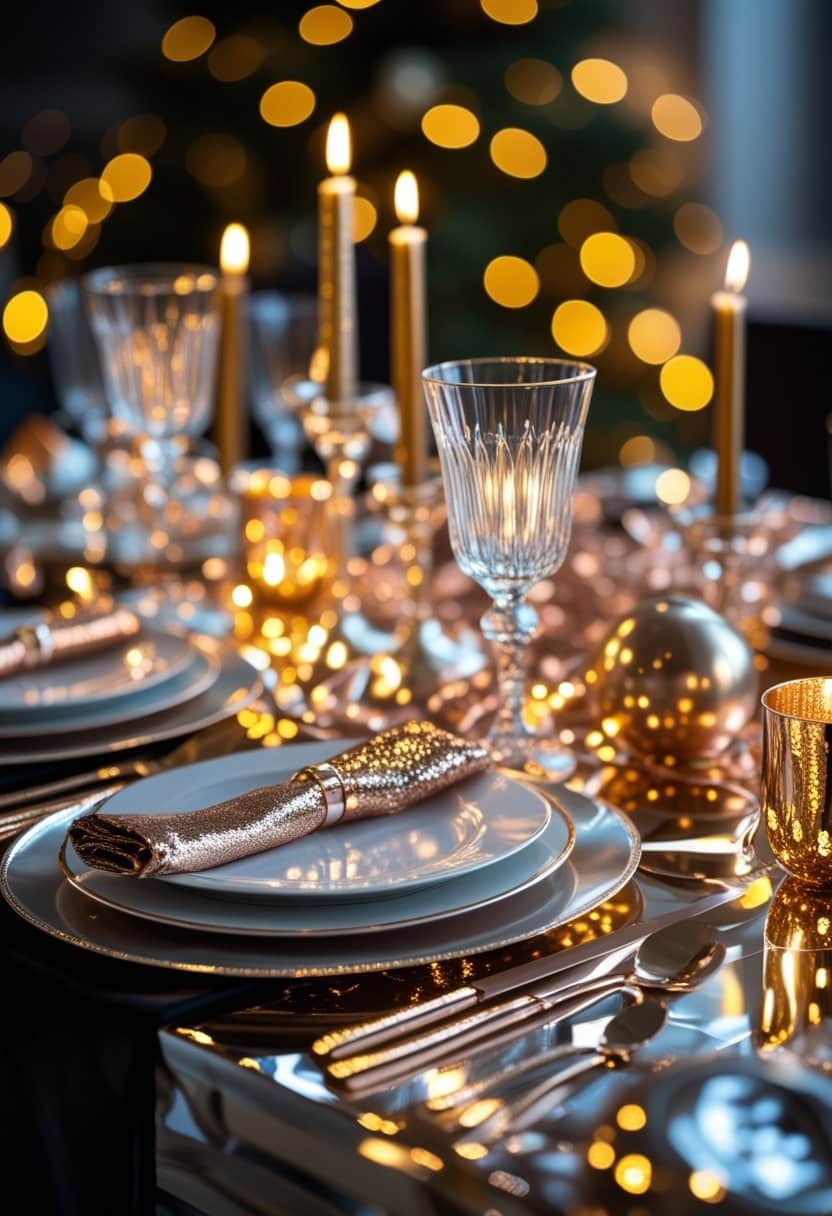 23 Glam New Year's Eve Party Table Decor Ideas