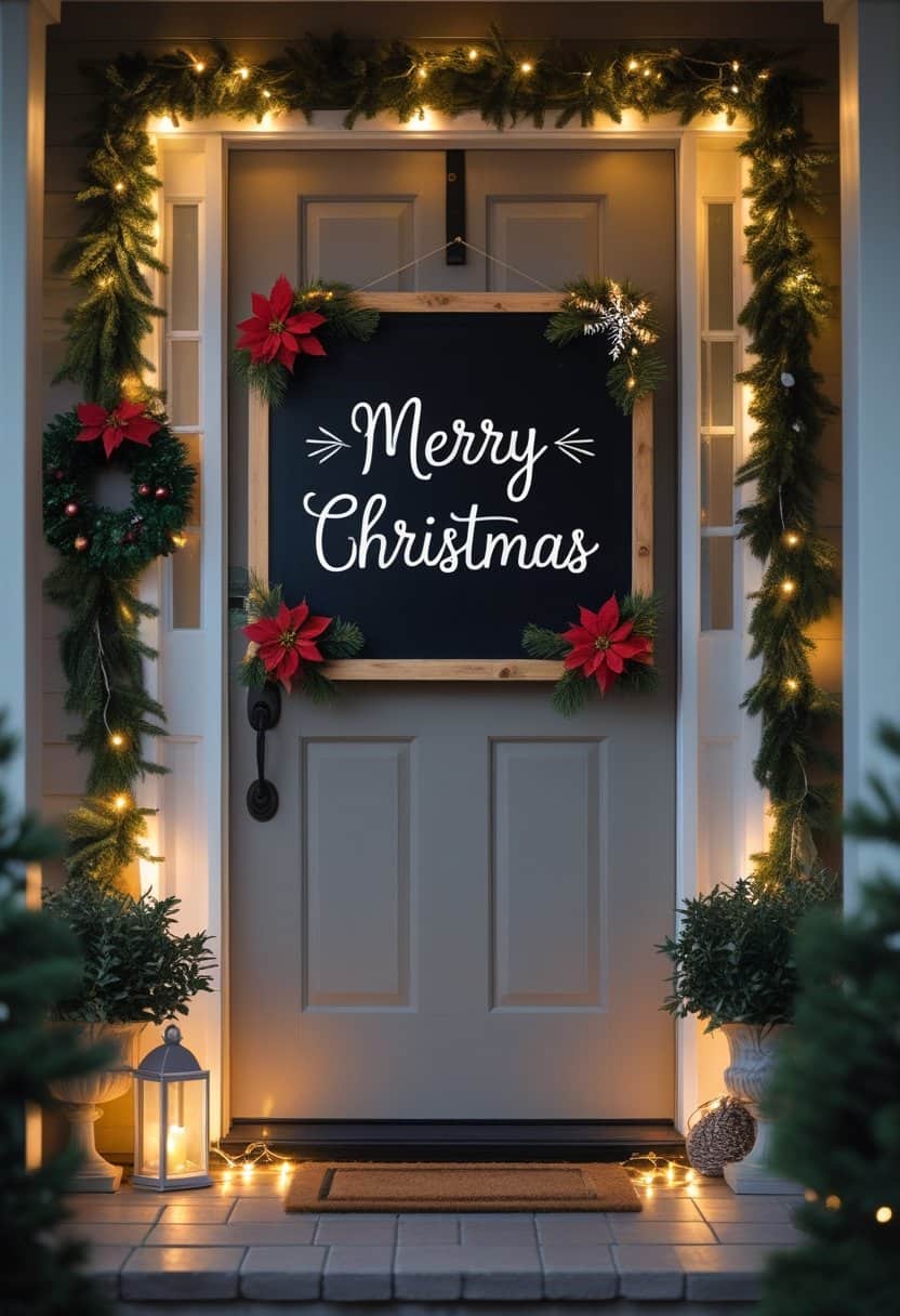 20 Christmas Door Decorating Ideas