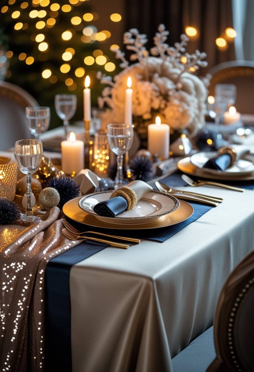 23 Glam New Year's Eve Party Table Decor Ideas