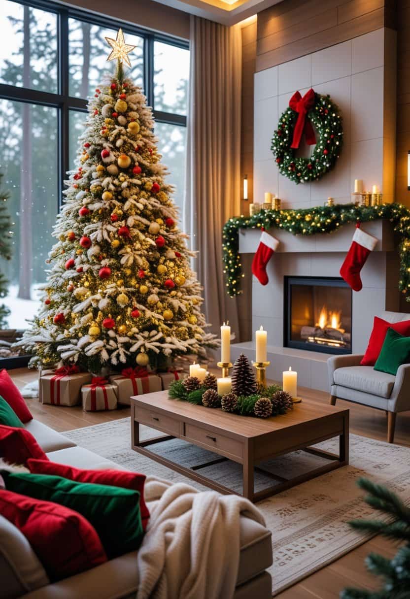17 Christmas Living Hall Decoration Ideas to Transform Your Home