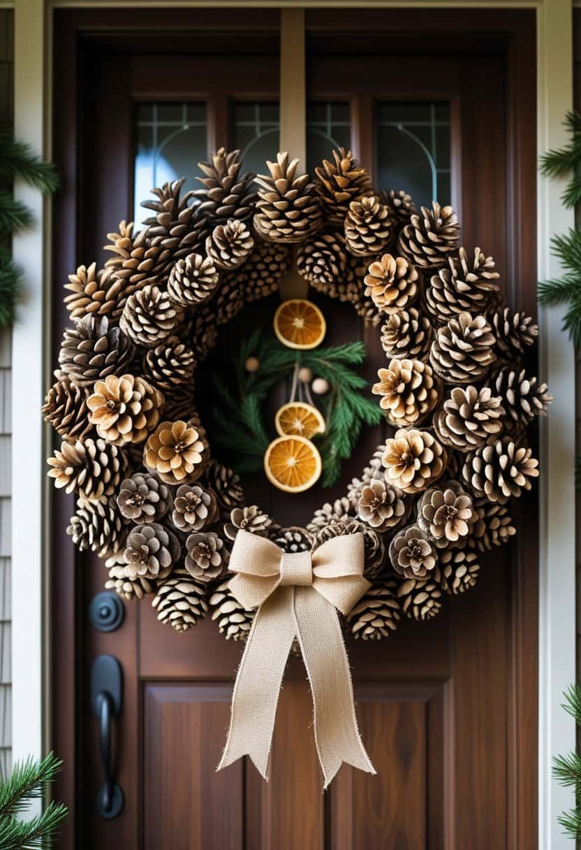20 Beautiful Front Door Christmas Wreath Ideas