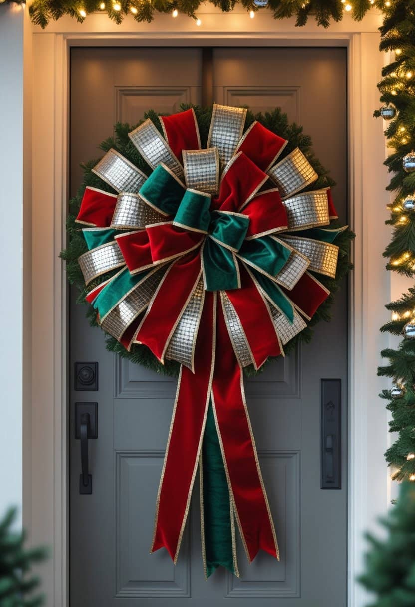 20 Beautiful Front Door Christmas Wreath Ideas