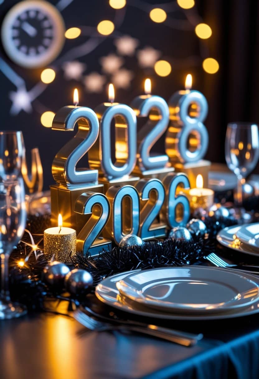 23 Glam New Year's Eve Party Table Decor Ideas
