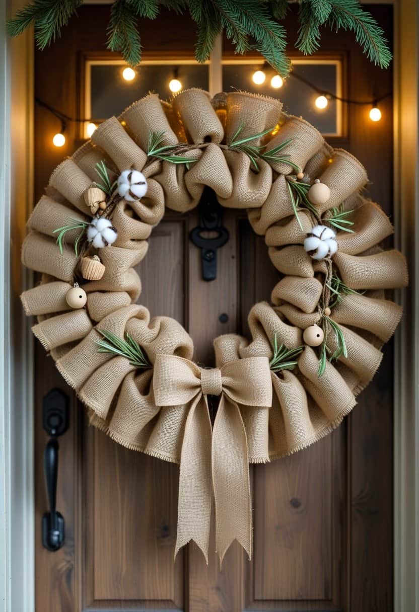 20 Beautiful Front Door Christmas Wreath Ideas
