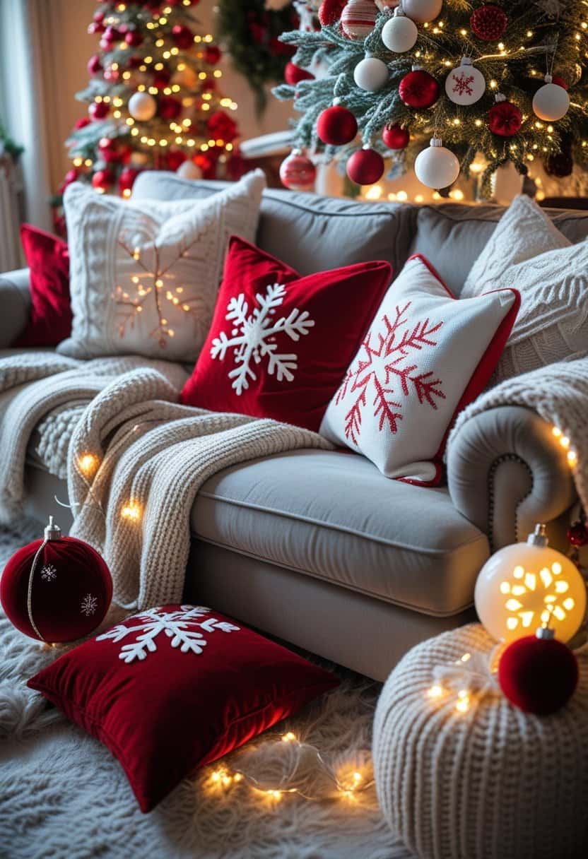 17 Christmas Living Hall Decoration Ideas