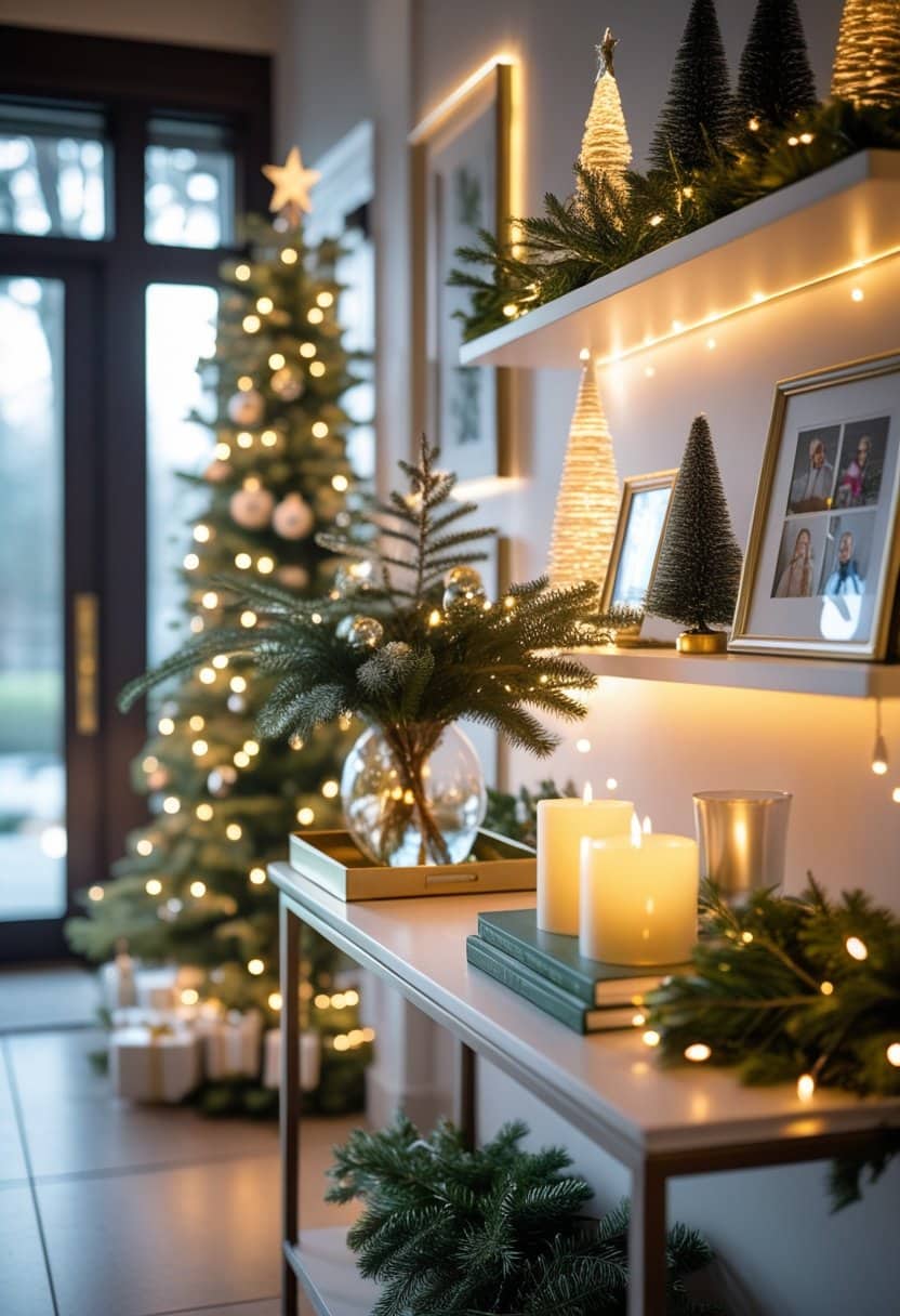 17 Christmas Living Hall Decoration Ideas