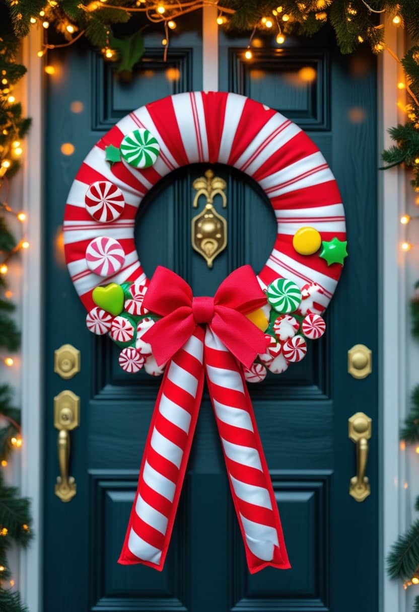 20 Beautiful Front Door Christmas Wreath Ideas