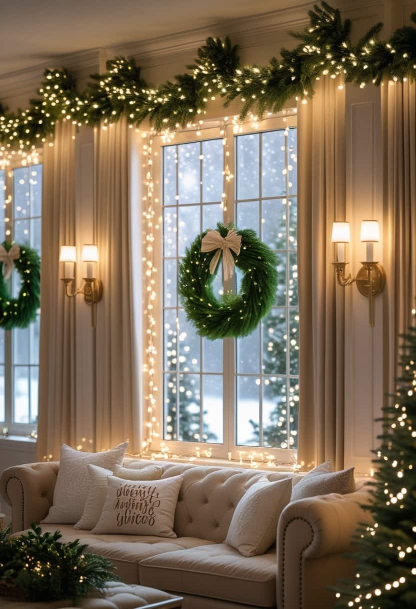 17 Christmas Living Hall Decoration Ideas