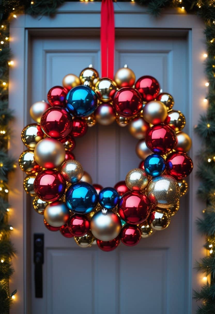 20 Beautiful Front Door Christmas Wreath Ideas