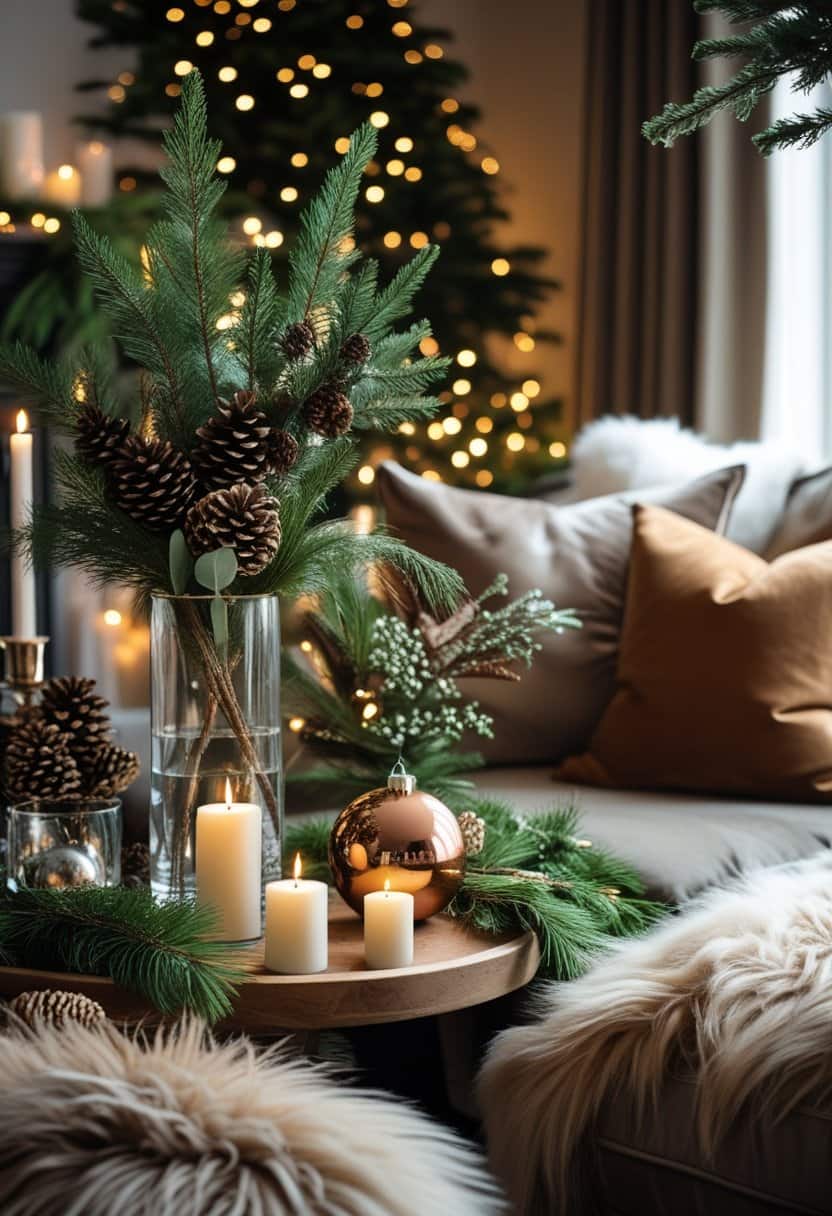 17 Christmas Living Hall Decoration Ideas