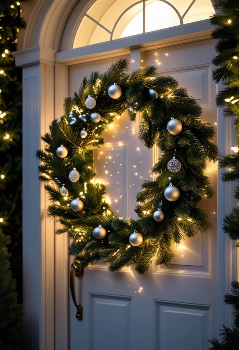 20 Beautiful Front Door Christmas Wreath Ideas