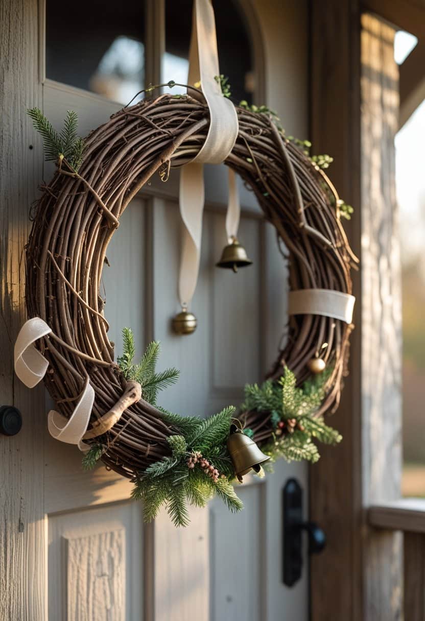 20 Beautiful Front Door Christmas Wreath Ideas