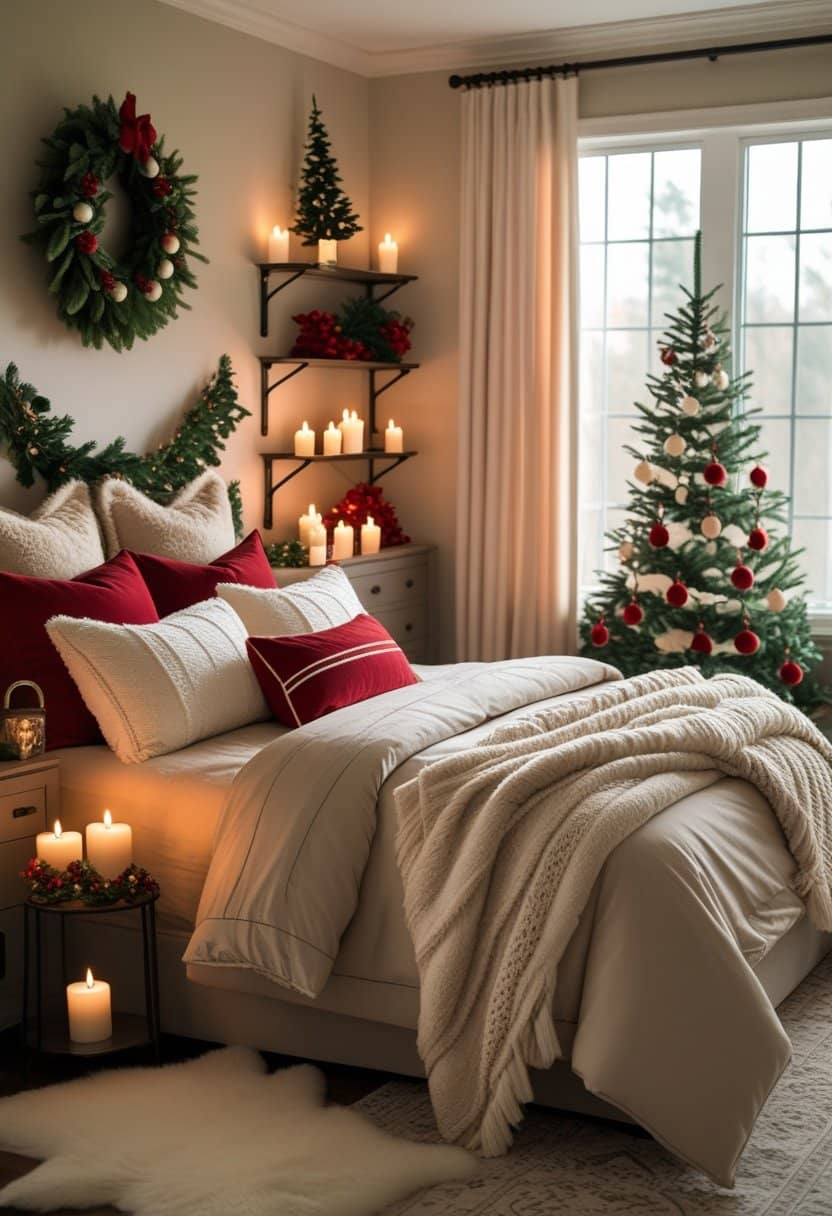 21 Dreamy Master Christmas Bedroom Decor Ideas