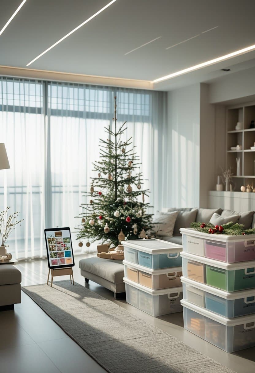 17 Christmas Living Hall Decoration Ideas