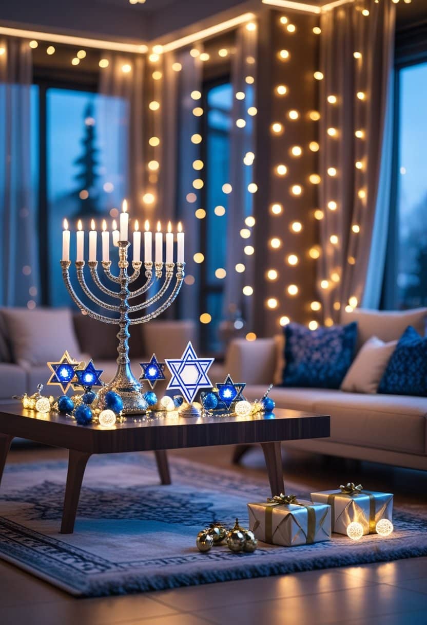 20 Hanukkah Décor Ideas to Brighten Your Home in 2025