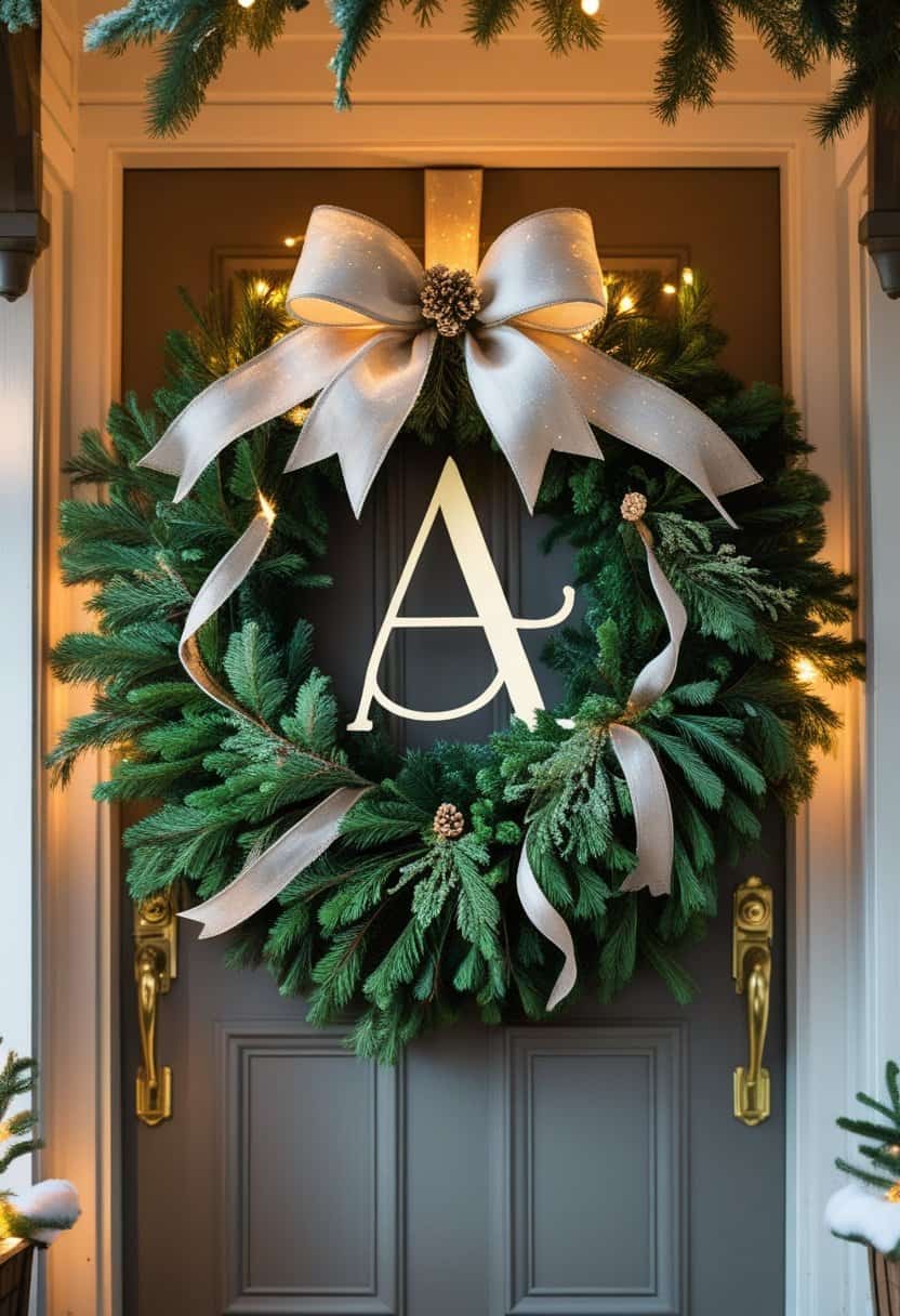 20 Beautiful Front Door Christmas Wreath Ideas