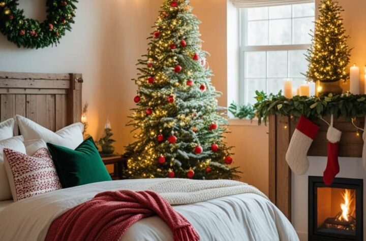 21 Dreamy Master Christmas Bedroom Decor Ideas for a Cozy Holiday Retreat
