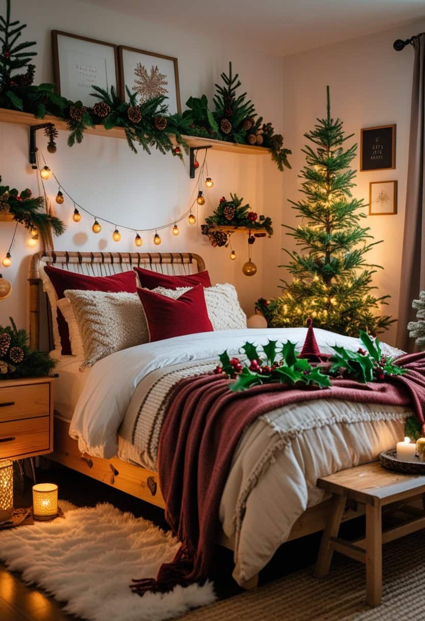 21 Dreamy Master Christmas Bedroom Decor Ideas