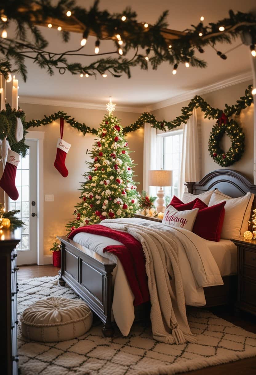 21 Dreamy Master Christmas Bedroom Decor Ideas