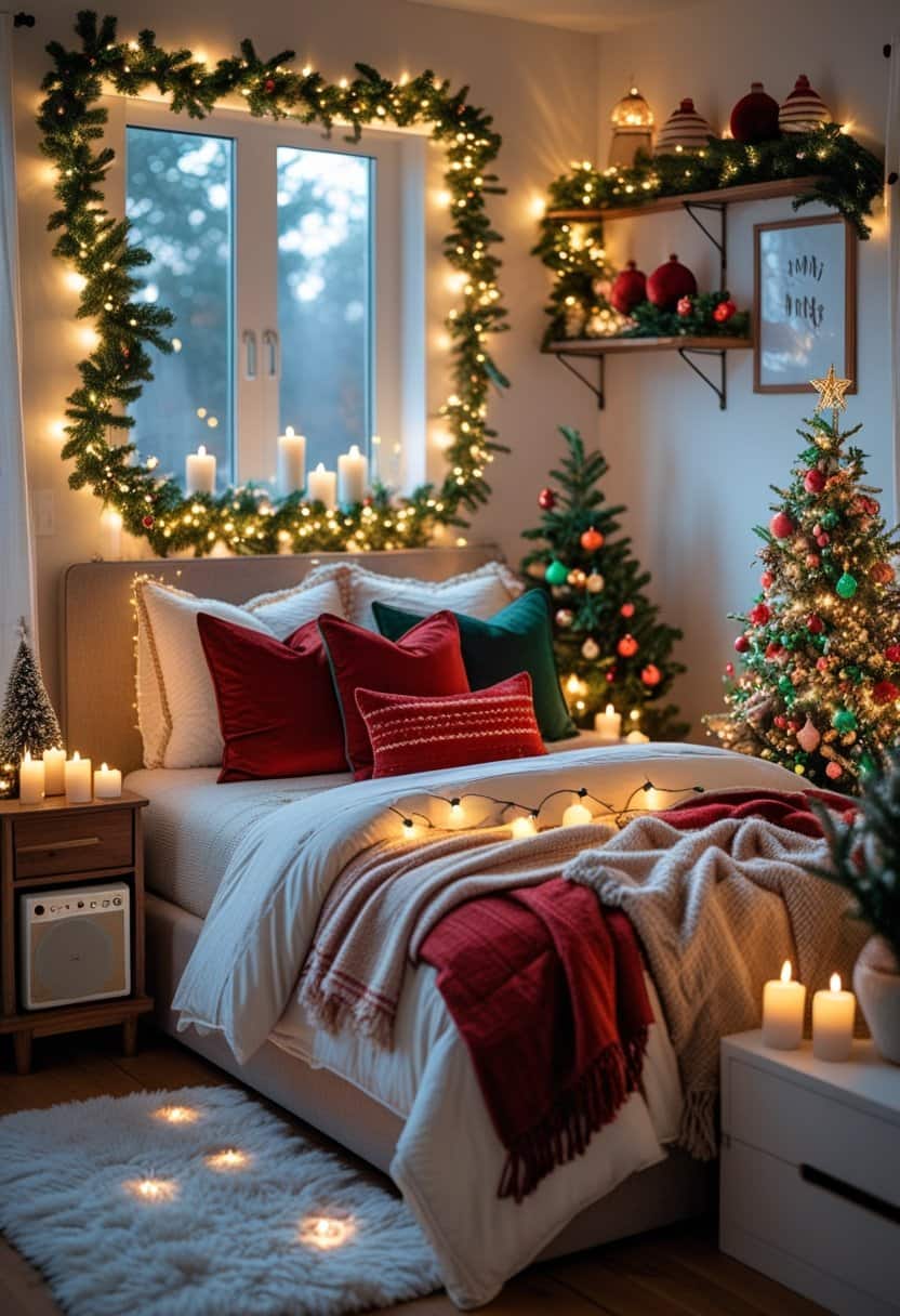 21 Dreamy Master Christmas Bedroom Decor Ideas