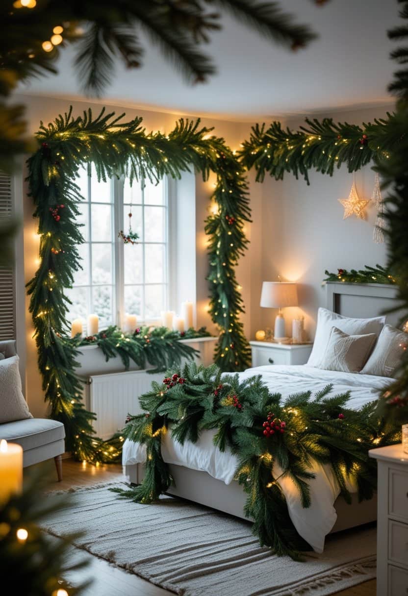 15 Bedroom Christmas Decor Ideas