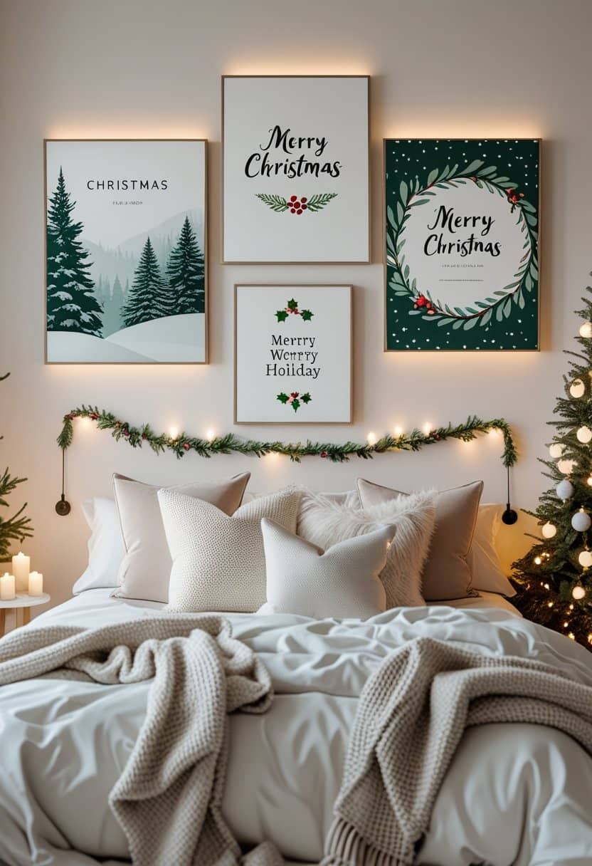15 Bedroom Christmas Decor Ideas
